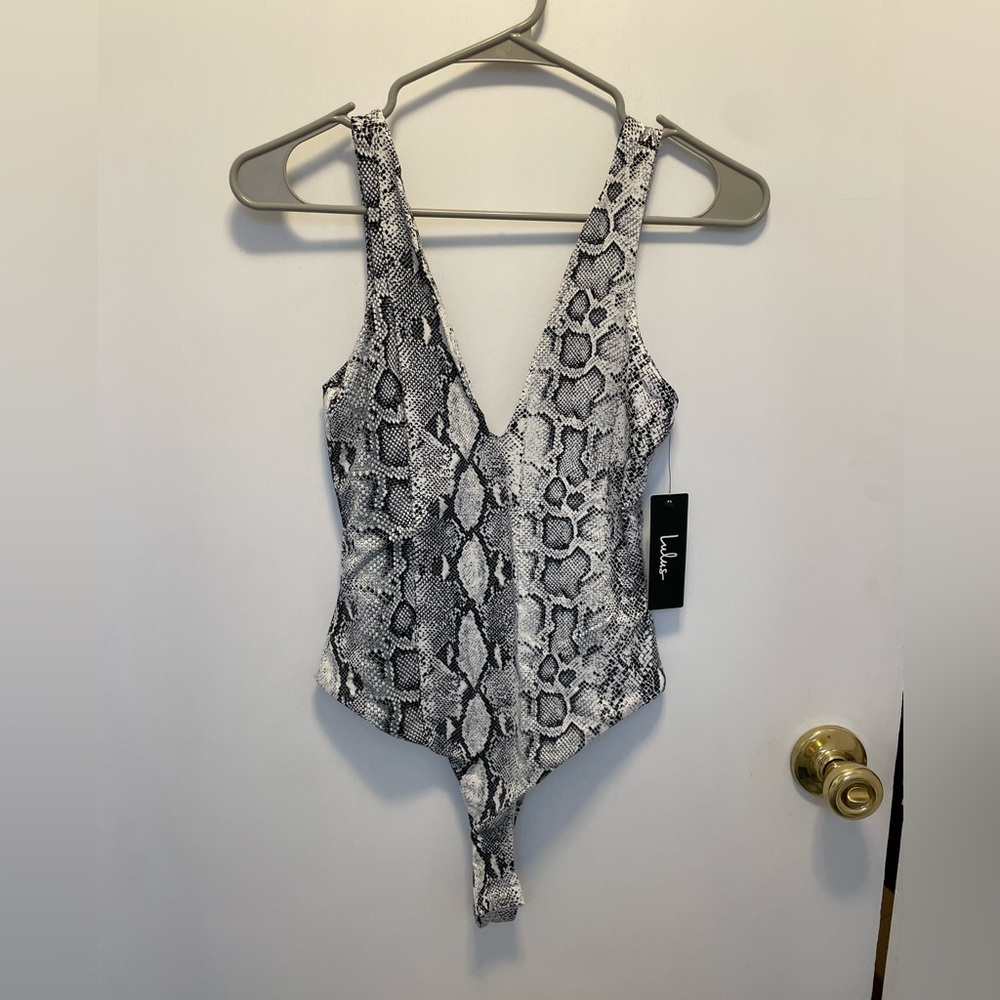 Lulus snake skin bodysuit